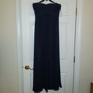 Brand New navy Calvin Klein gown w/tags, Sz 6